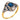 Edwardian sapphire diamond 14k yellow gold and platinum ring Rings Jack Weir & Sons