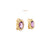 Antique Amethyst Diamond 18 Karat Yellow Gold Clip On Earrings Earrings Jack Weir & Sons   