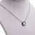 0.63 Carat Total Weight Diamond Onyx 18k White Gold Pendant Necklace Necklaces Jack Weir & Sons   