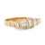 Trendy 4 carat total weight diamond 18k yellow gold spinner ring  Jack Weir & Sons   