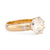 Dreamy GIA 3.30 carat old European cut diamond 14k yellow gold engagement ring