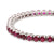 Puig Doria 15 carat total weight ruby 18k white gold tennis bracelet Puig Doria