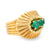 Retro emerald 18k yellow gold ring Jack Weir & Sons