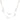 Vintage fancy cut white topaz 18k white gold necklace Jack Weir & Sons