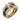 David Webb diamond 18k yellow gold black enamel ring David Webb