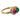 Antique Austro-Hungarian emerald ruby diamond 14k yellow gold ring Rings Jack Weir & Sons