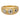 2.17 carat old mine cut diamond matte 18k gold three stone band Rings Jack Weir & Sons