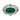 French GIA 13 carat emerald yellow sapphire diamond 18k white gold cocktail ring Jack Weir & Sons