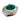 French GIA 13 carat emerald yellow sapphire diamond 18k white gold cocktail ring Jack Weir & Sons