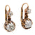 Boucles d'oreilles pendantes en or jaune 18 carats, d'inspiration antique, poids total de 2,50 carats