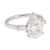 GIA 3.82 Carat Pear Cut Diamond Platinum Ring Rings Jack Weir & Sons   