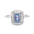 1.58 Carat Sapphire and Diamond 18k White Gold Ring Rings Jack Weir & Sons   