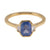 1.67 Carat Sapphire and Diamond 18k Yellow Gold Three Stone Ring Rings Jack Weir & Sons   