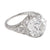 Edwardian GIA 7.47 Carats Old Mine Cut Diamond Platinum Filigree Ring Rings Jack Weir & Sons   