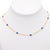 Sapphire and Diamond 18k Yellow Gold by the Yard Chain Necklace Necklaces Jack Weir & Sons   