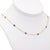 Sapphire and Diamond 18k Yellow Gold by the Yard Chain Necklace Necklaces Jack Weir & Sons   