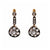Pair of Antique Diamond 18k Yellow Gold Silver Earrings Earrings Jack Weir & Sons   