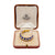 Victorian Sapphire and Diamond 10k Yellow Gold Crescent Moon Brooch Brooches Jack Weir & Sons   