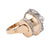 Retro Diamond Two Tone Dome Ring Rings Jack Weir & Sons   