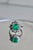 Vintage GIA Colombian Emerald Diamond Platinum Cluster Ring Rings Jack Weir & Sons   