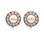 Pair of Art Deco GIA Pearl and Diamond Platinum Earrings Earrings Jack Weir & Sons   