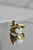 Vintage Opal and Diamond 18k Yellow Gold Snake Ring Rings Jack Weir & Sons   
