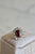 Antique Thai No Heat Ruby Diamond Silver 18k Yellow Gold Cluster Ring Rings Jack Weir & Sons   