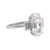 GIA 3.54 Carat Oval Cut Diamond Platinum Ring Rings Jack Weir & Sons   