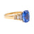 Vintage GIA 2.70 Carat Sapphire Diamond 18k Gold Ring Rings Jack Weir & Sons   