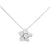 Modern Diamond Platinum Flower Necklace  Jack Weir & Sons   