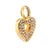 Maison Poiray French Vintage Diamond 18K Yellow Gold Heart Pendant Necklaces Poiray   