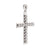 Mid Century Diamond Platinum Cross Pendant Necklaces Jack Weir & Sons   