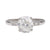 Art Deco GIA 1.71 Carat Old Mine Cut Diamond Platinum Ring Rings Jack Weir & Sons   