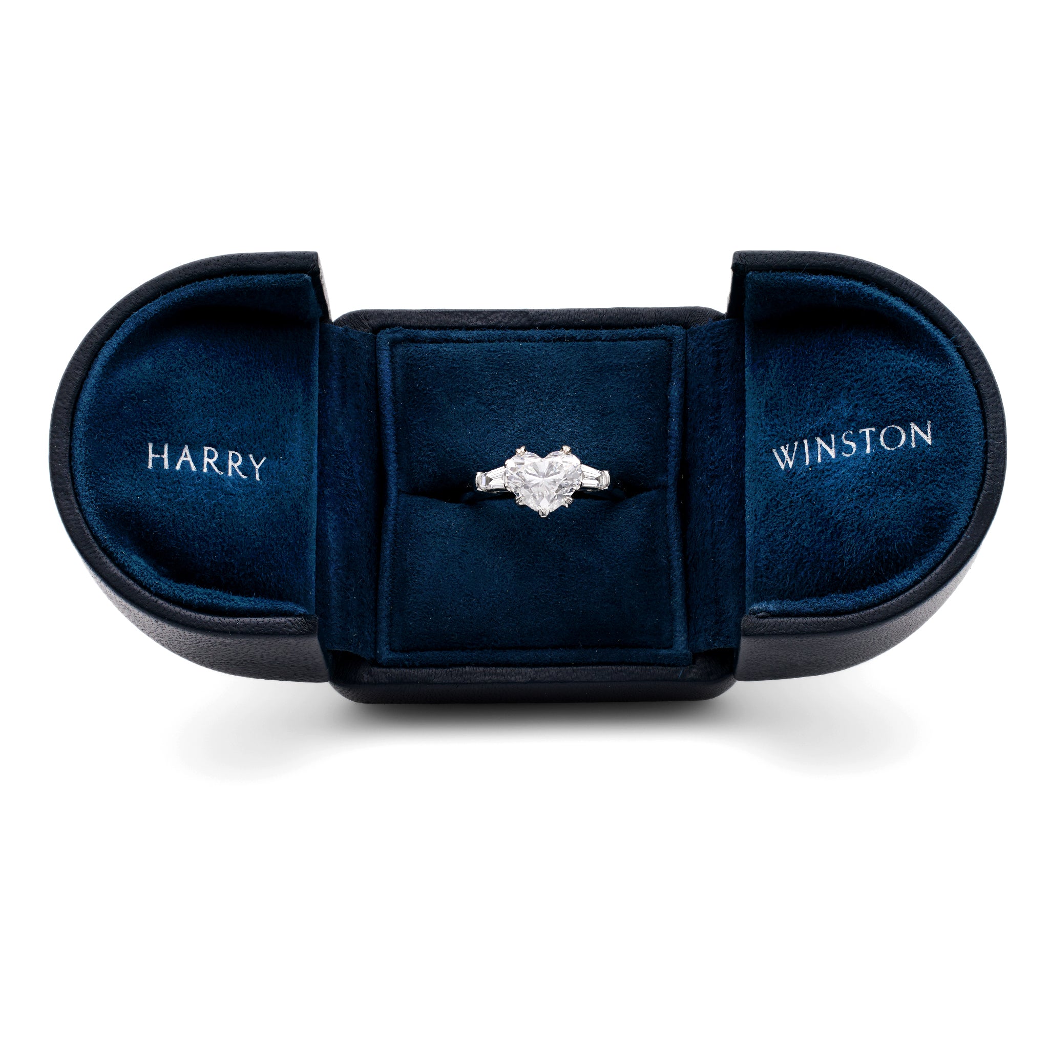 Harry Winston GIA 2.01 Carat Heart Cut Diamond Platinum Ring Rings Jack Weir & Sons   
