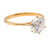 Vintage French GIA 2.12 Carat Old European Cut Diamond 18k Yellow Gold Solitaire Ring Rings Jack Weir & Sons   