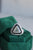 GIA 2.42 Carat Triangular Cut Diamond Onyx Platinum Ring Rings Jack Weir & Sons   