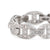 Art Deco diamond platinum flexible ring