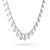 Mid-Century French 33.30 Carat Total Weight Platinum Rivière Drop Necklace Necklaces Jack Weir & Sons   