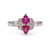 Ruby and Diamond Platinum Ring Rings Jack Weir & Sons   