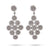 Vintage Tiffany & Co. Diamond Platinum Rose Chandelier Earrings Earrings Jack Weir & Sons   