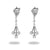 Diamond Drop Earrings in 14k White Gold Earrings Jack Weir & Sons   