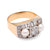 Retro Diamond Pearl Yellow Gold and Platinum Ring  Jack Weir & Sons   