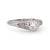 Art Deco GIA 0.95 Carat Old Mine Cut Diamond Platinum Ring Rings Jack Weir & Sons   