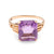 Vintage Amethyst Yellow Gold Solitaire Ring  Jack Weir & Sons   