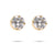 1.32 Carat Total Weight Diamond 18k Yellow Gold Stud Earrings Earrings Jack Weir & Sons   