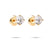 1.32 Carat Total Weight Diamond 18k Yellow Gold Stud Earrings Earrings Jack Weir & Sons   