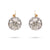 GIA 9.14 Carat Total Weight Diamond 18k Yellow Gold Platinum Earrings Earrings Jack Weir & Sons   