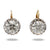 GIA 9.14 Carat Total Weight Diamond 18k Yellow Gold Platinum Earrings Earrings Jack Weir & Sons   