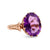 Victorian Amethyst 14k Rose Gold Solitaire Ring Rings Jack Weir & Sons   