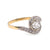 French Belle Epoque Diamond Yellow Gold Swirl Ring  Jack Weir & Sons   